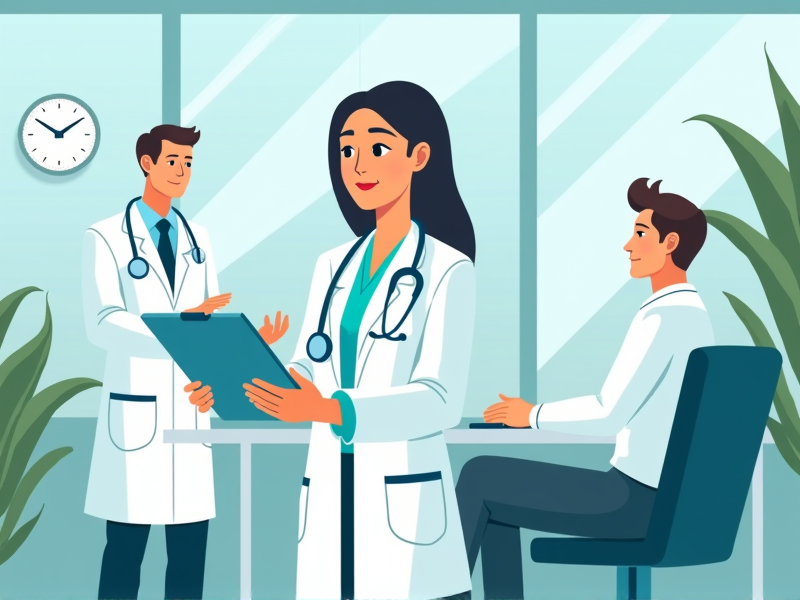 Team di medici competenti e consulenti per la sicurezza sul lavoro